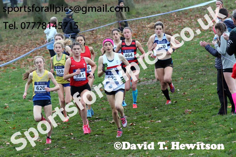 Womens under-17s and junior British Athletics Liverpool Cross Challenge, Sefton Park, Liverpool. Photo:  David T. Hewitson/Sports for All Pics